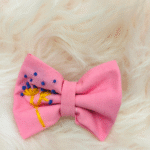 Neon Pink Tuxedo Hair Bow