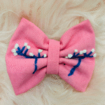 Neon Pink Tuxedo Hair Bow