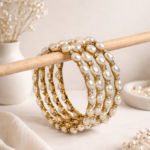 Ivory Grace Pearl Bangles