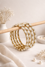 Ivory Grace Pearl Bangles