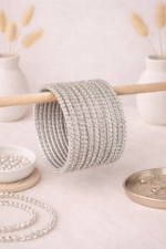 Crystal Frost Rhinestone Bangles