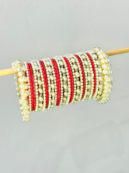 Sitara Red Pearl Set