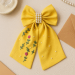 Bloom Pearl Hairbow(Yellow)