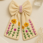 Floral Cotton Hairbow