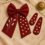 Cotton Pearl Bloom Bow