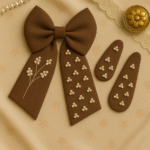 Cotton Pearl Bloom Bow - Image 6