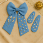 Cotton Pearl Bloom Bow - Image 4