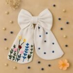 Floral Pearl Hairbow
