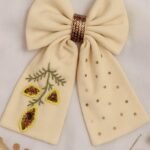 Golden Sequin Bloom Hairbow