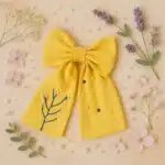 Mustard Yellow Hairbow