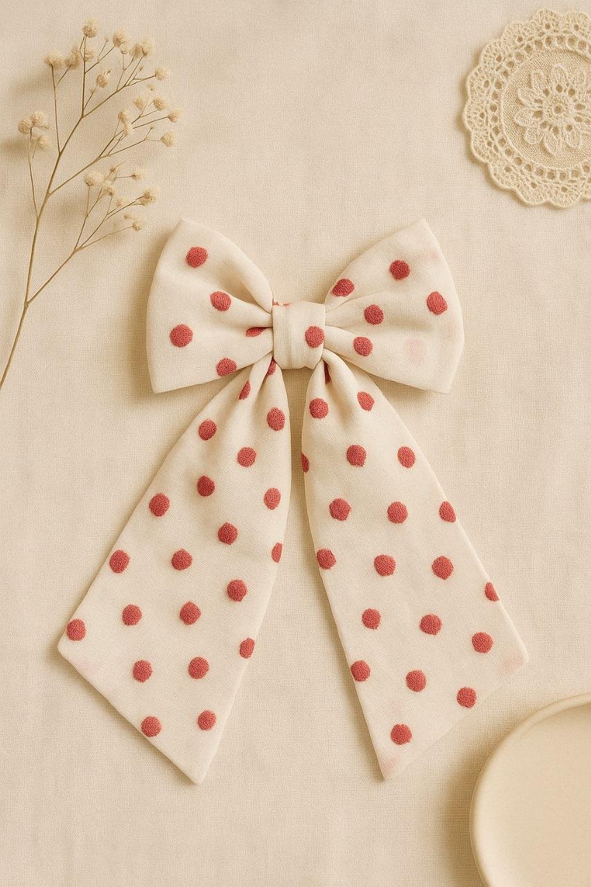 Polka Charm Hairbow Polka Charm Hairbow - Image 1