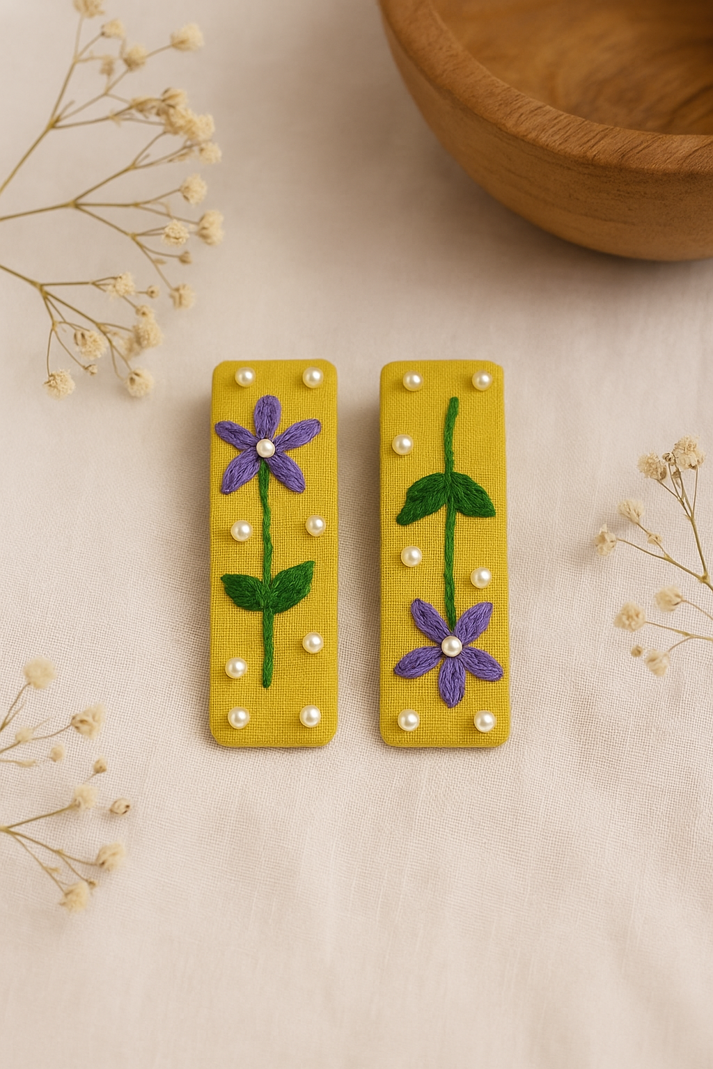 Violet Bloom Handmade Hairpins Violet Bloom Handmade Hairpins - Image 1