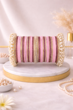 Blush Pearl Grace Bangle Set