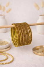Golden Rhinestone Bangles