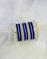 Sapphire Pearl Elegance Bangle Set