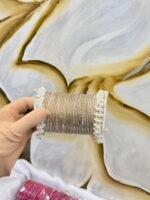 Pearl Aura Gold Bangle Set