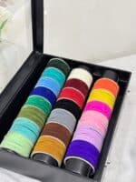 Velvet Multi-Color Bangle Box