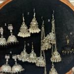 Oxidised Jhumkas