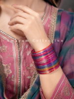 Dark Multicolor Jelly Bangles - Image 2