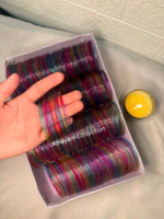 Dark Multicolor Jelly Bangles