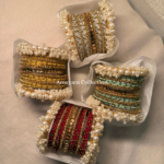 Sheesh Pearl Bangle Set