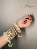Noor Pearl Jhumka Bangles